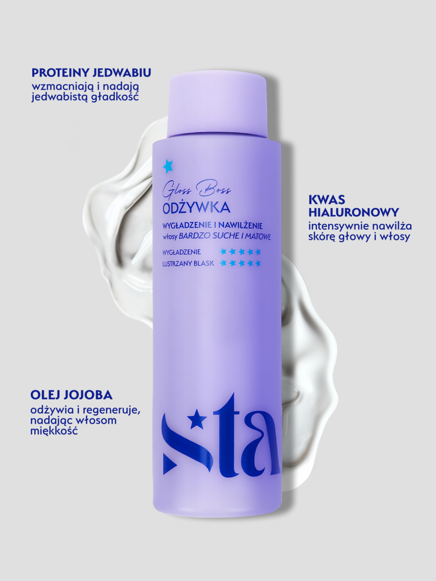 Stars  Odżywka nawilżająco-wygładzająca GLOSS BOSS 300 ml