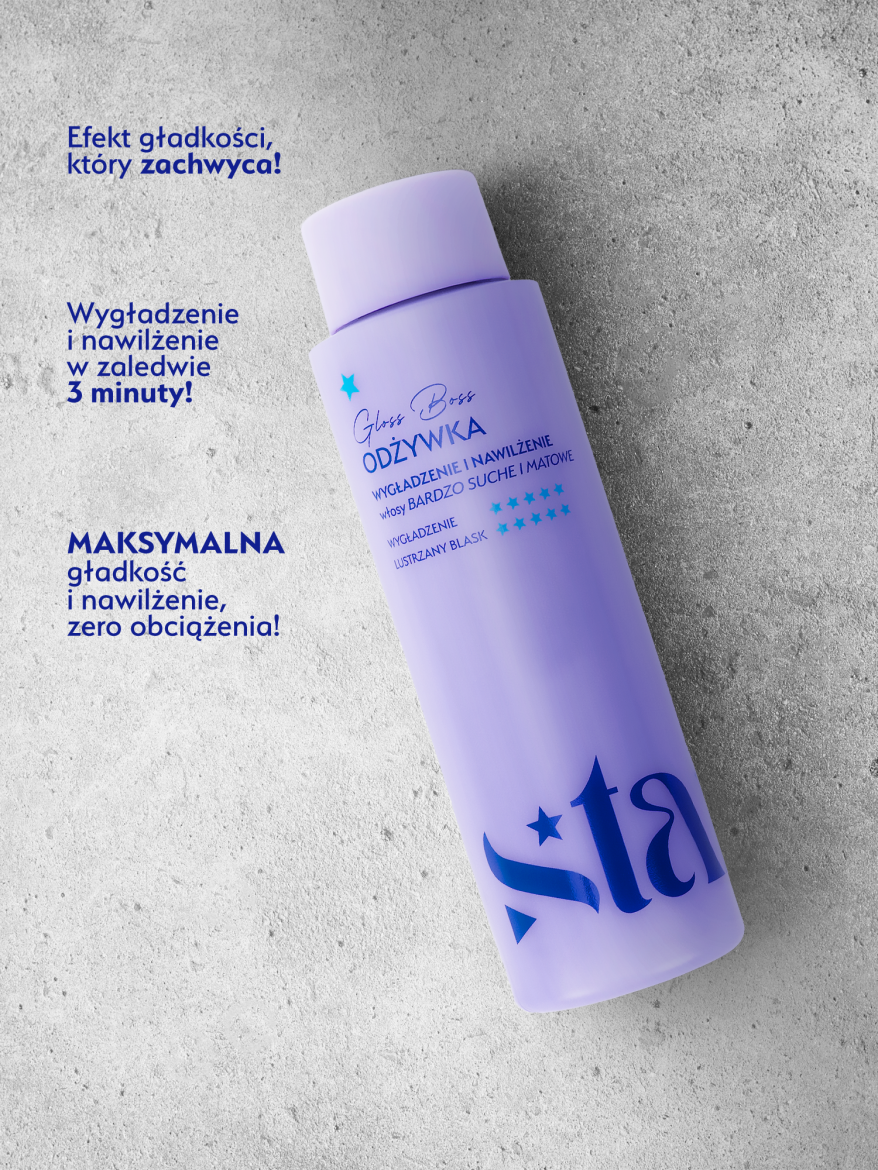 Stars  Odżywka nawilżająco-wygładzająca GLOSS BOSS 300 ml
