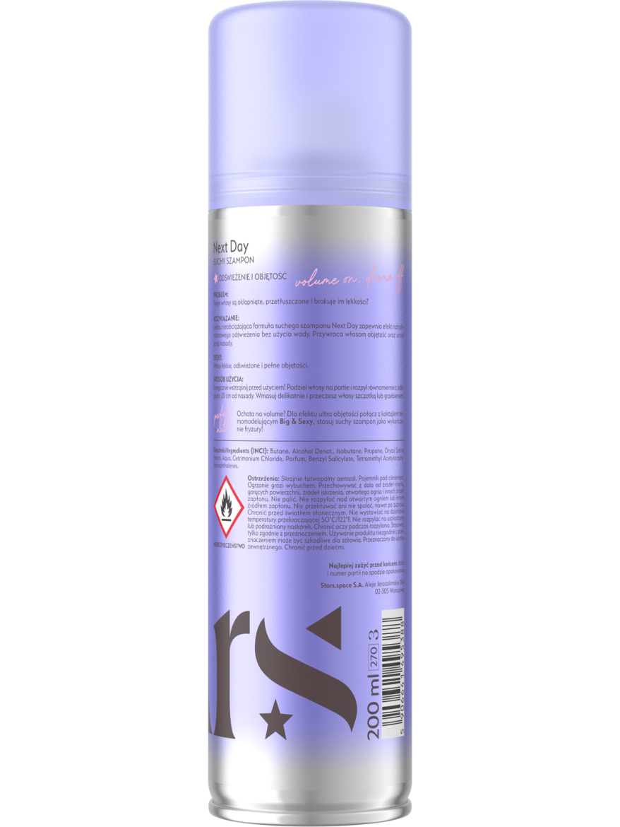 Suchy szampon Next day 200ml