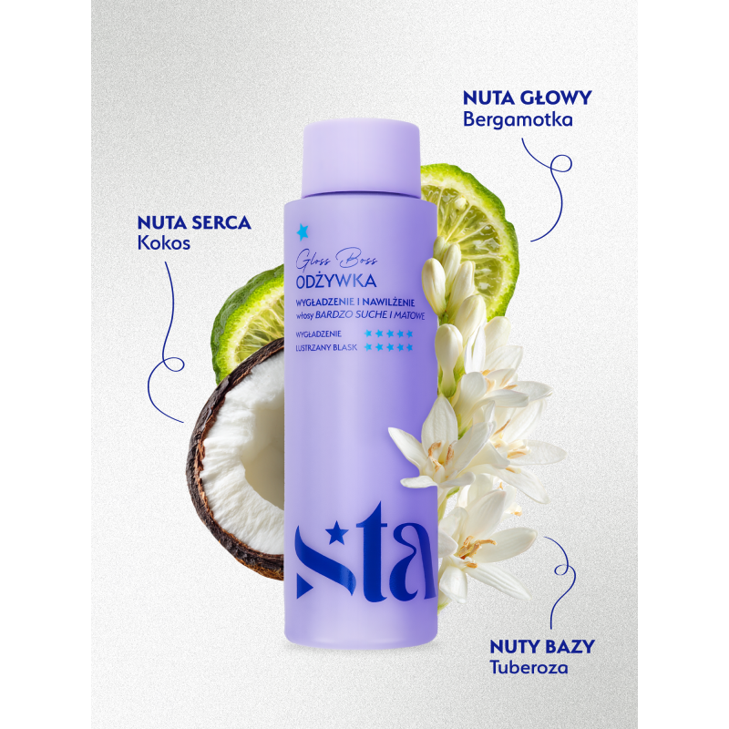 Stars  Odżywka nawilżająco-wygładzająca GLOSS BOSS 300 ml
