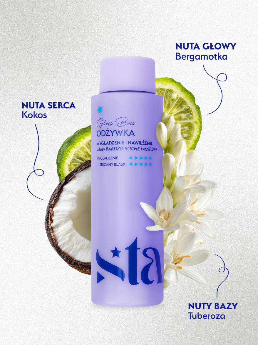 Stars  Odżywka nawilżająco-wygładzająca GLOSS BOSS 300 ml