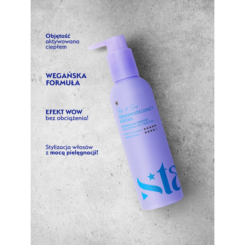 Stars termomodelujący koktajl unoszący włosy od nasady BIG&SEXY, 200ml