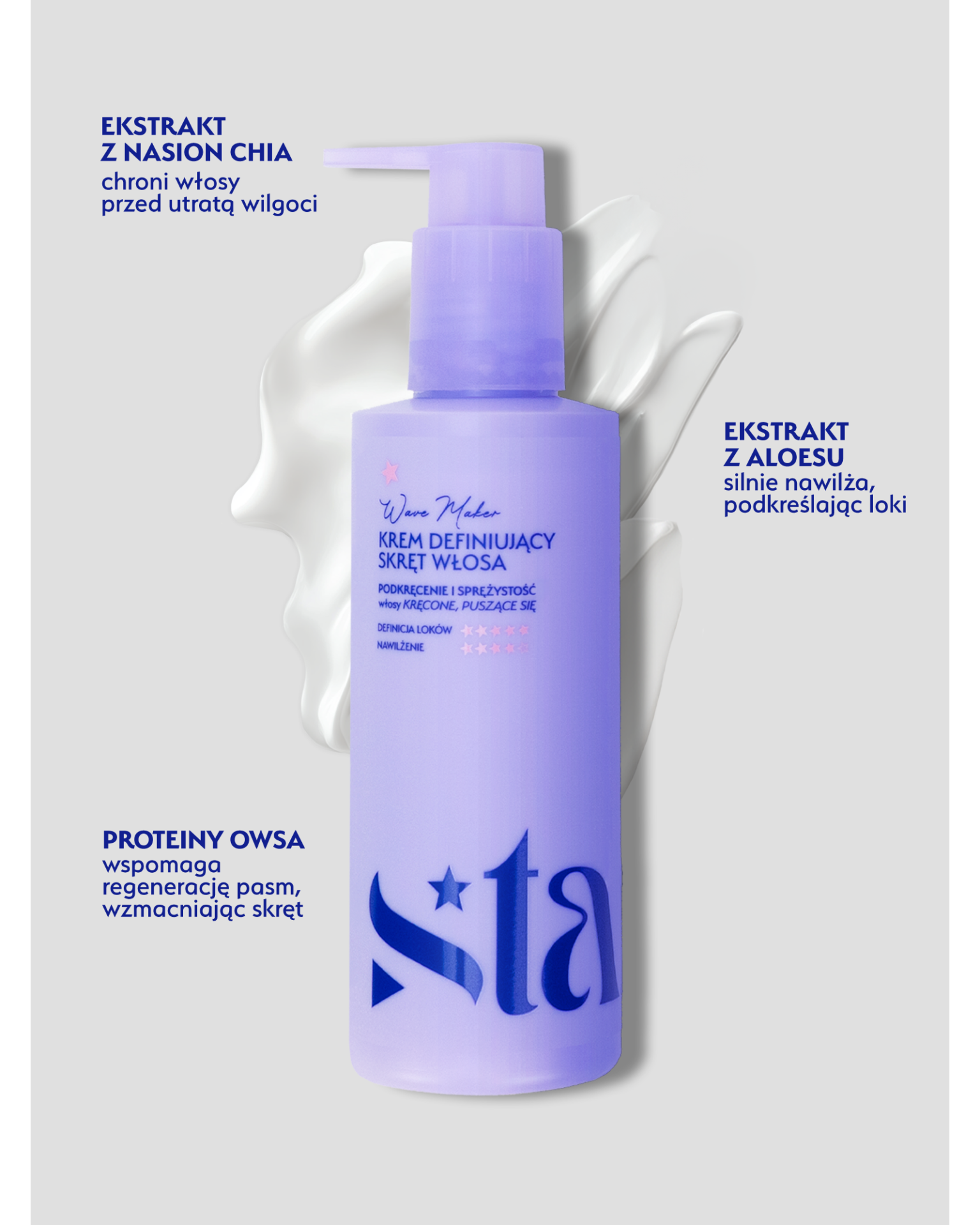 Krem definiujący skręt włosa Wave Maker 200 ml