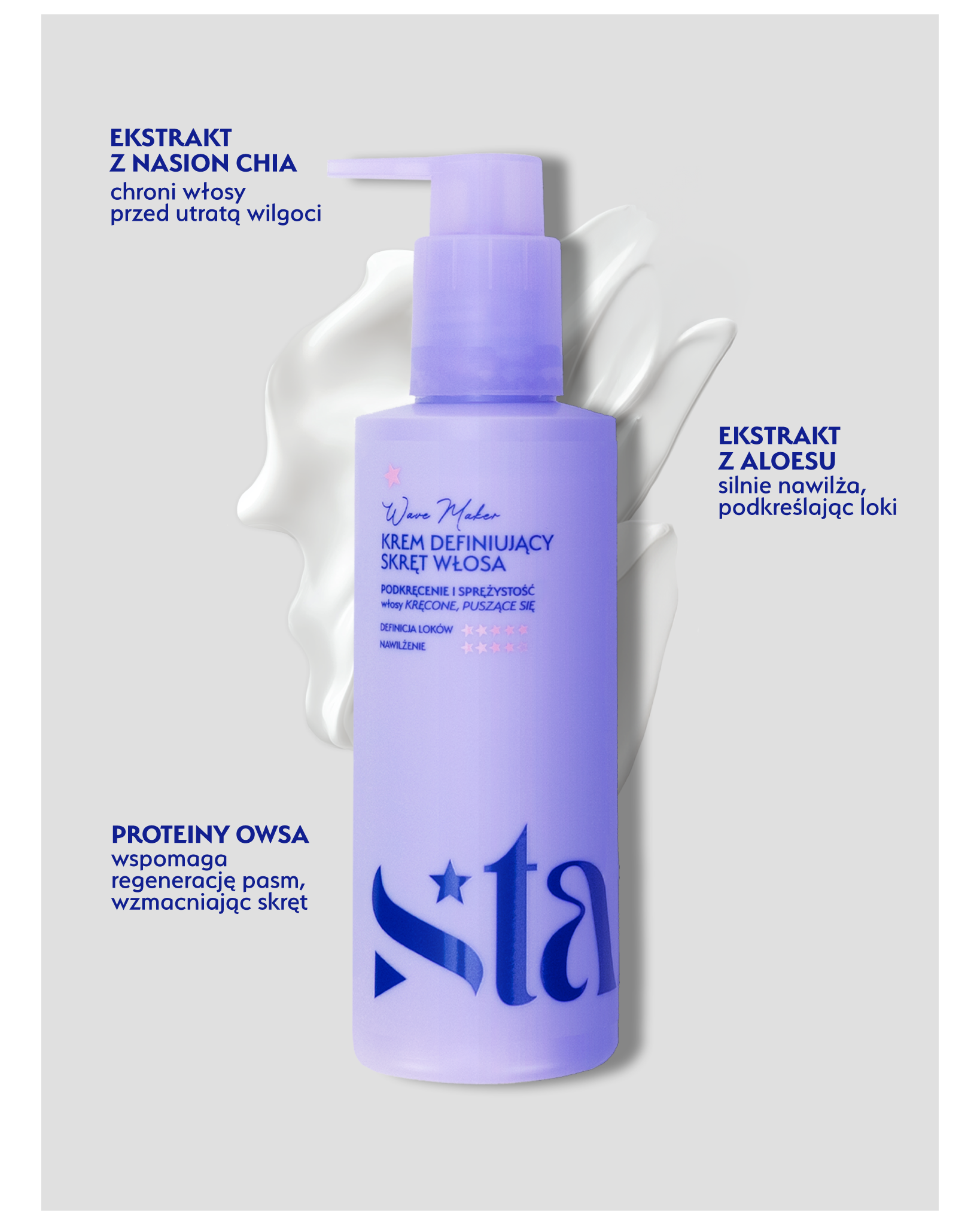 Krem definiujący skręt włosa Wave Maker 200 ml