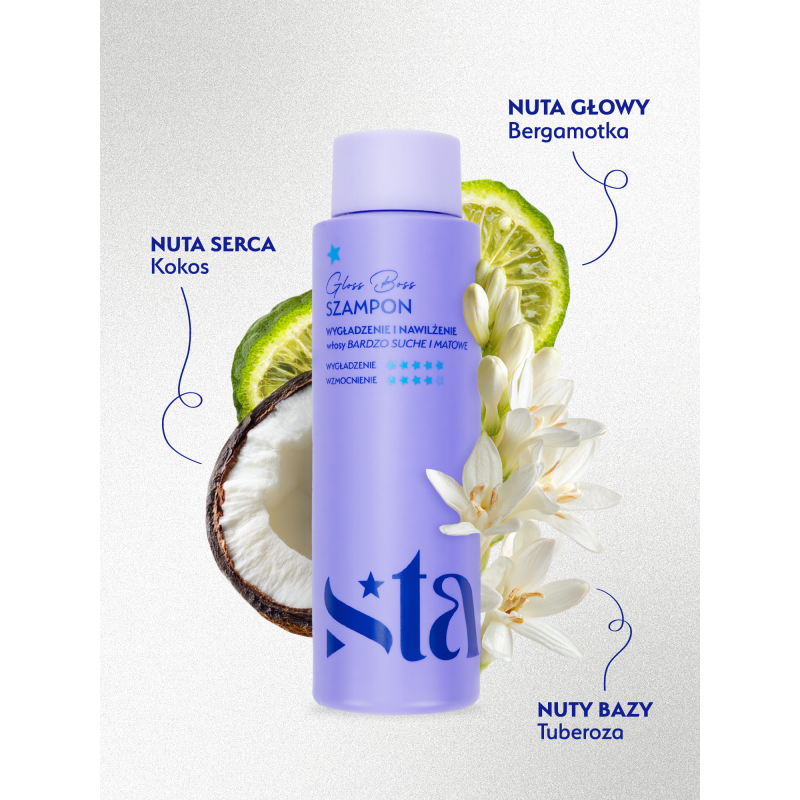 Szampon nawilżająco-wygładzający GLOSS BOSS 300 ml