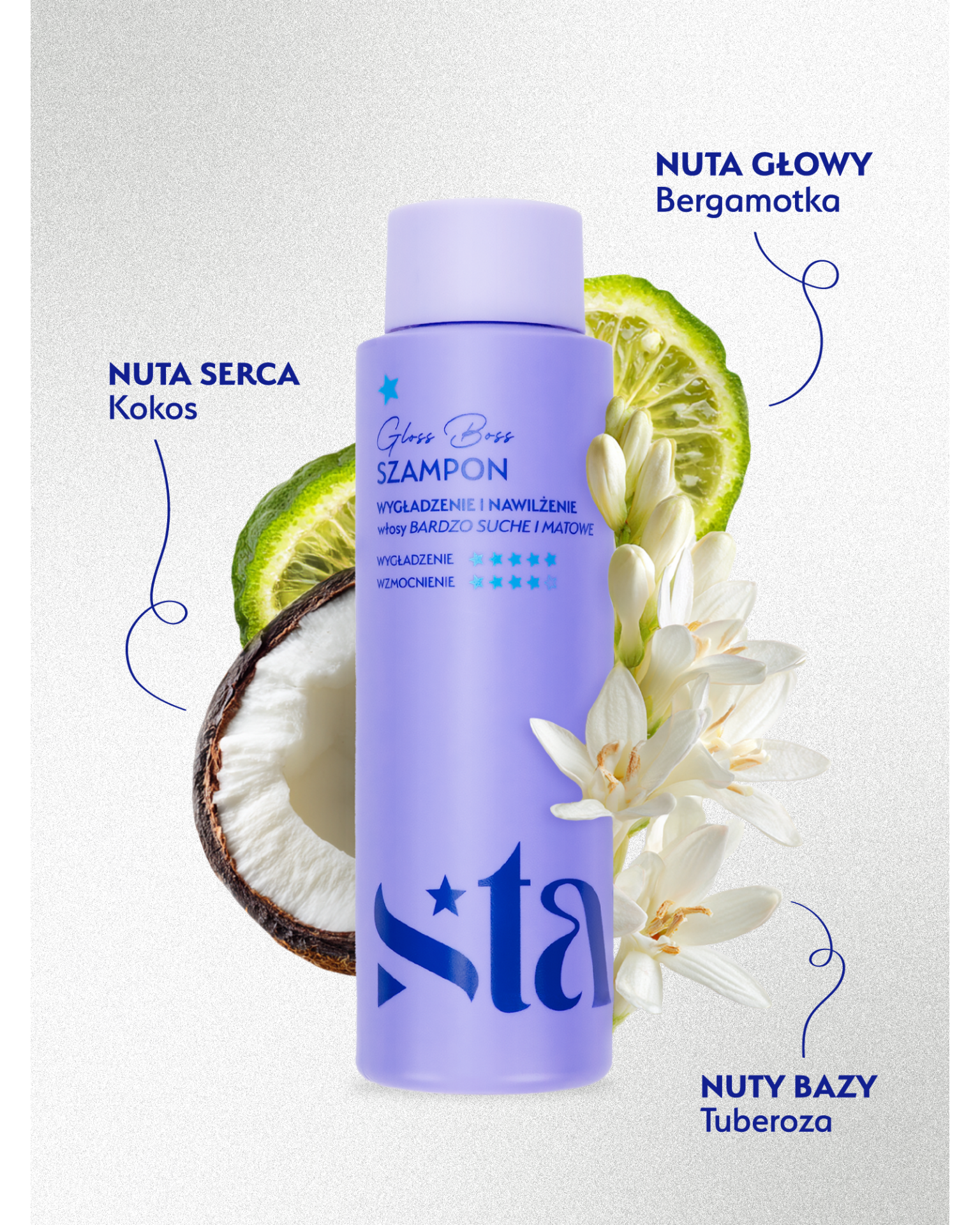 Szampon nawilżająco-wygładzający GLOSS BOSS 300 ml