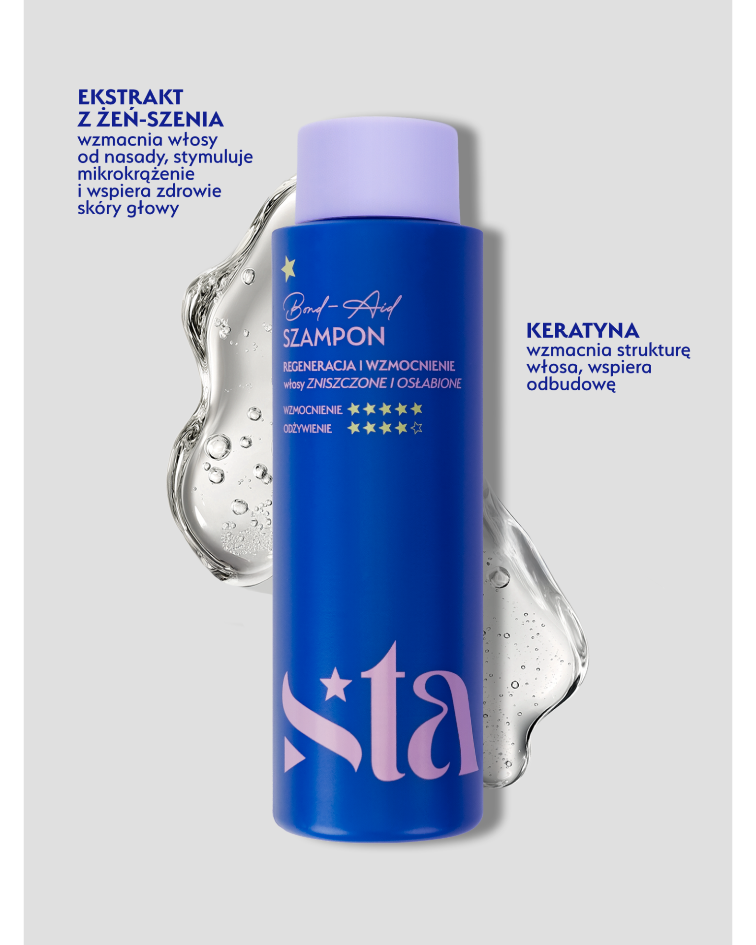 Stars Szampon regenerująco-wzmacniający BOND-AID 300 ml