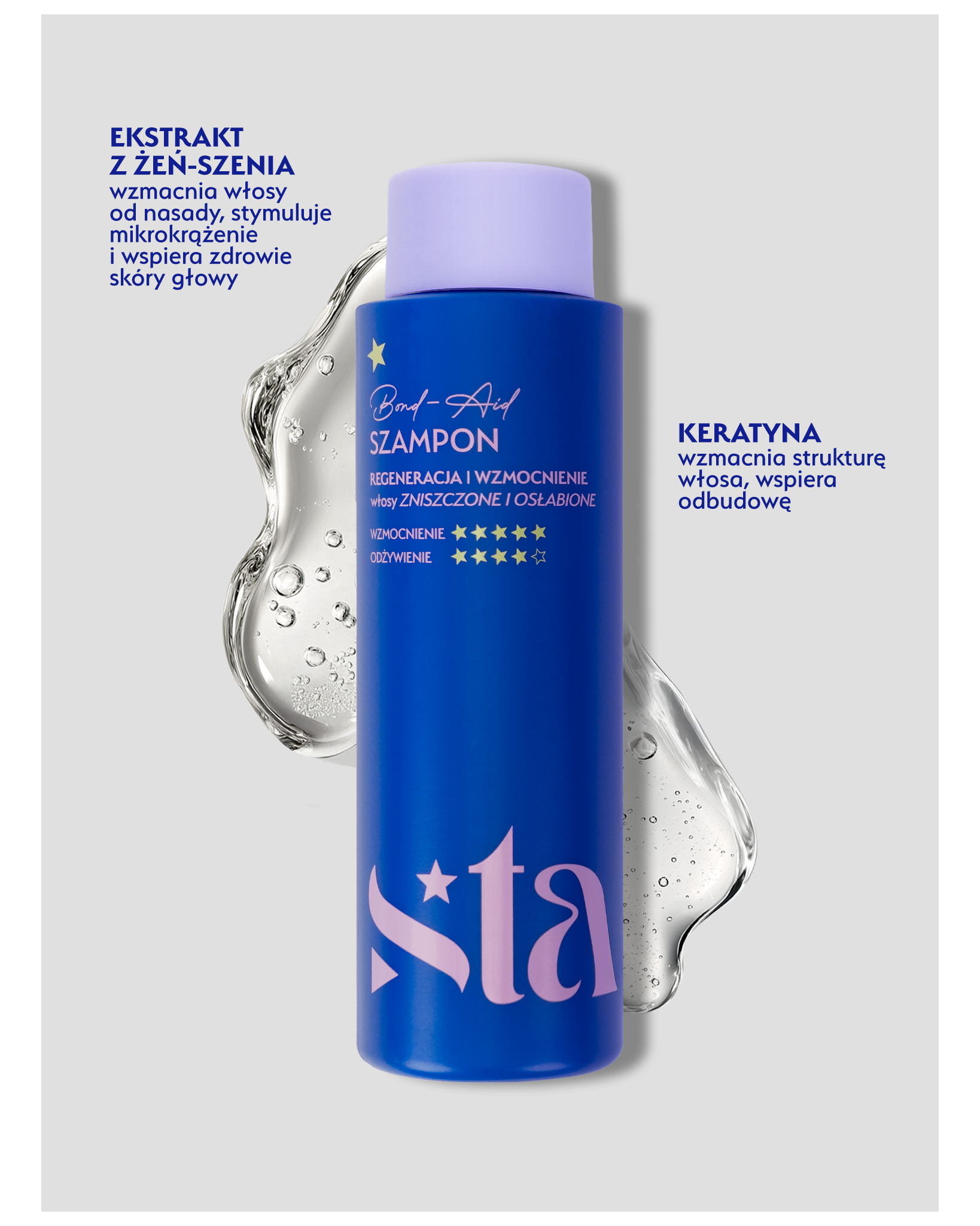 Stars Szampon regenerująco-wzmacniający BOND-AID 300 ml