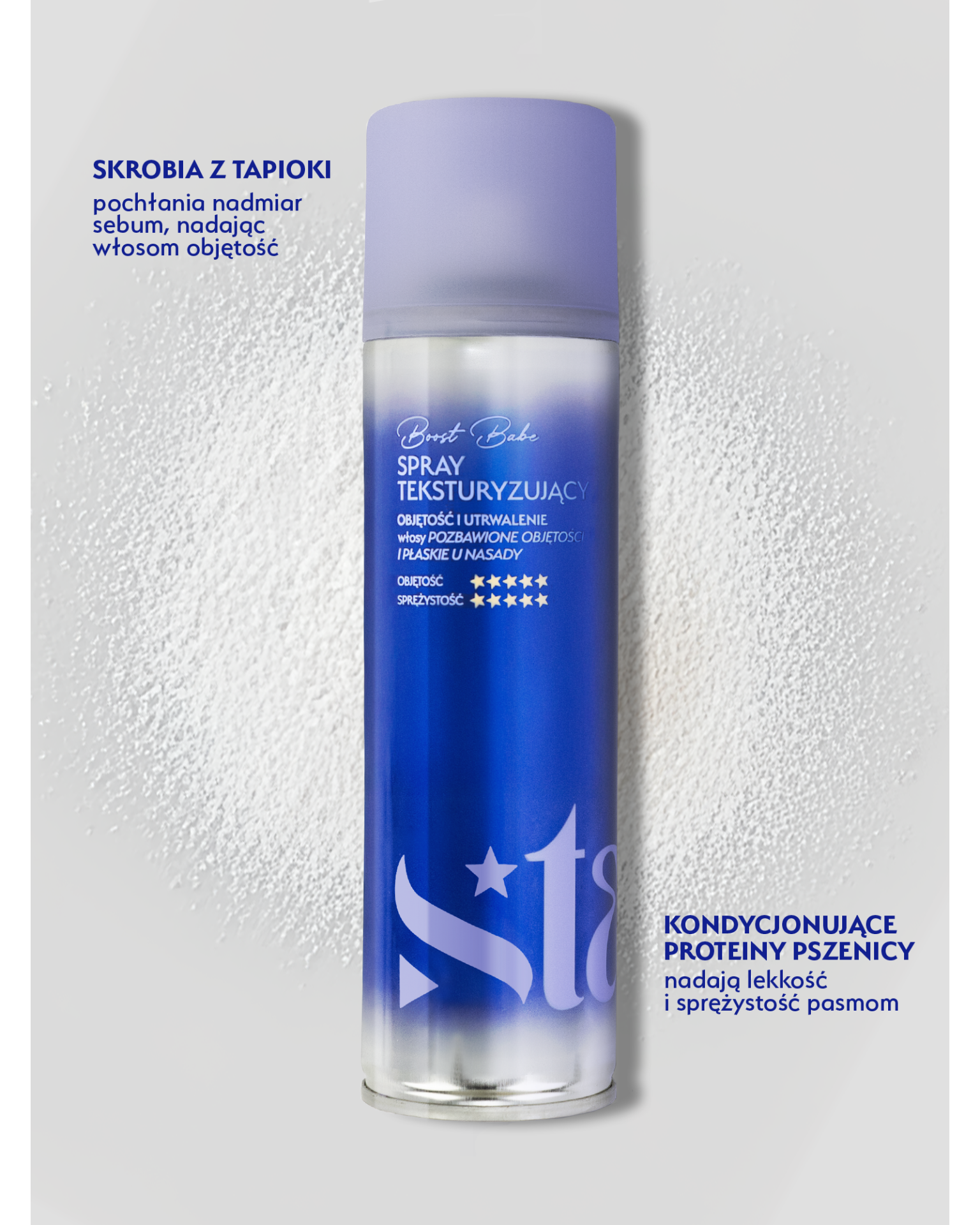 Stars spray teksturyzujący i zwiększający objętość BOOST BABE, 250ml