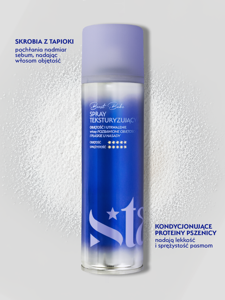 Stars spray teksturyzujący i zwiększający objętość BOOST BABE, 250ml