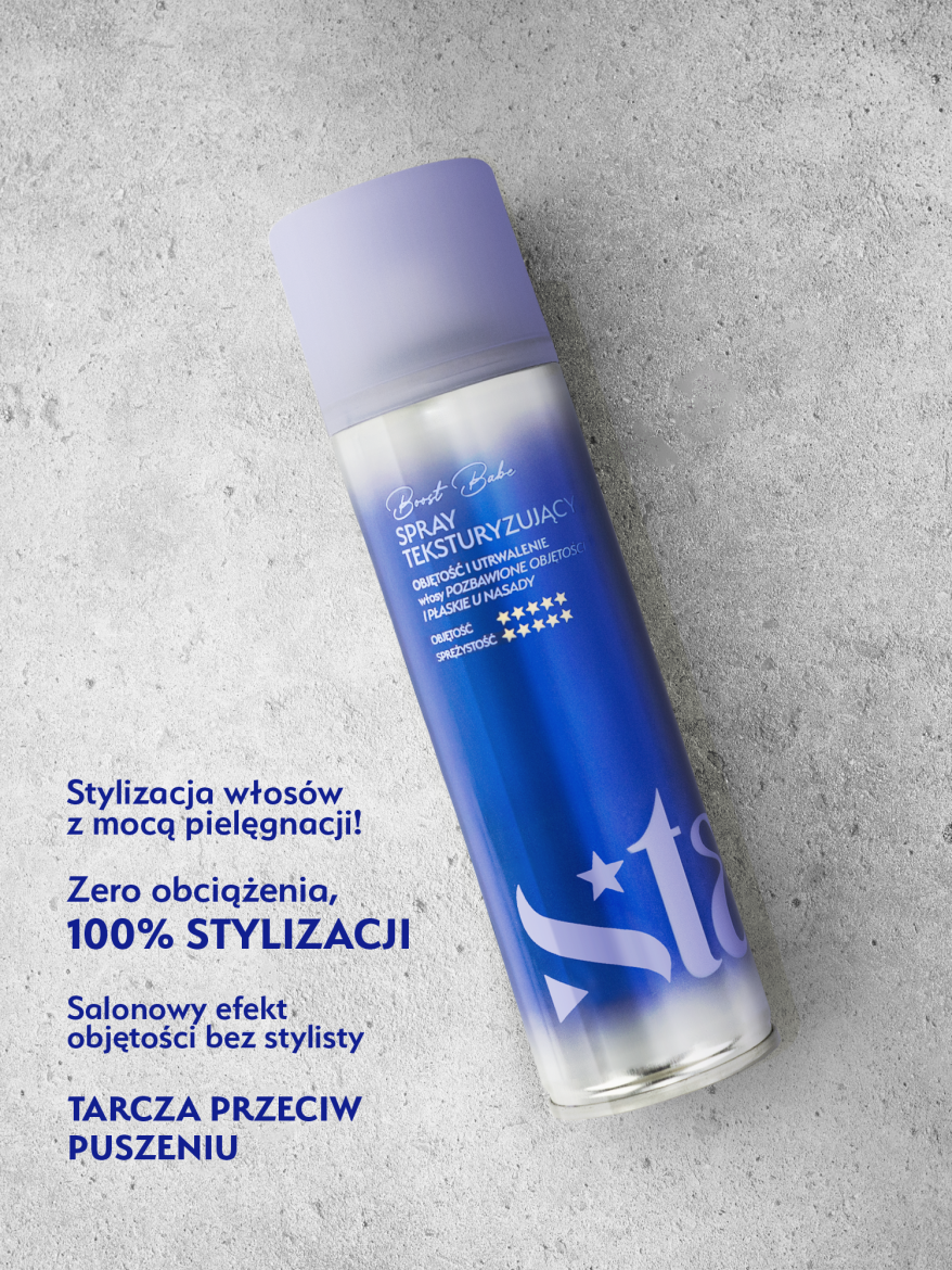 Stars spray teksturyzujący i zwiększający objętość BOOST BABE, 250ml