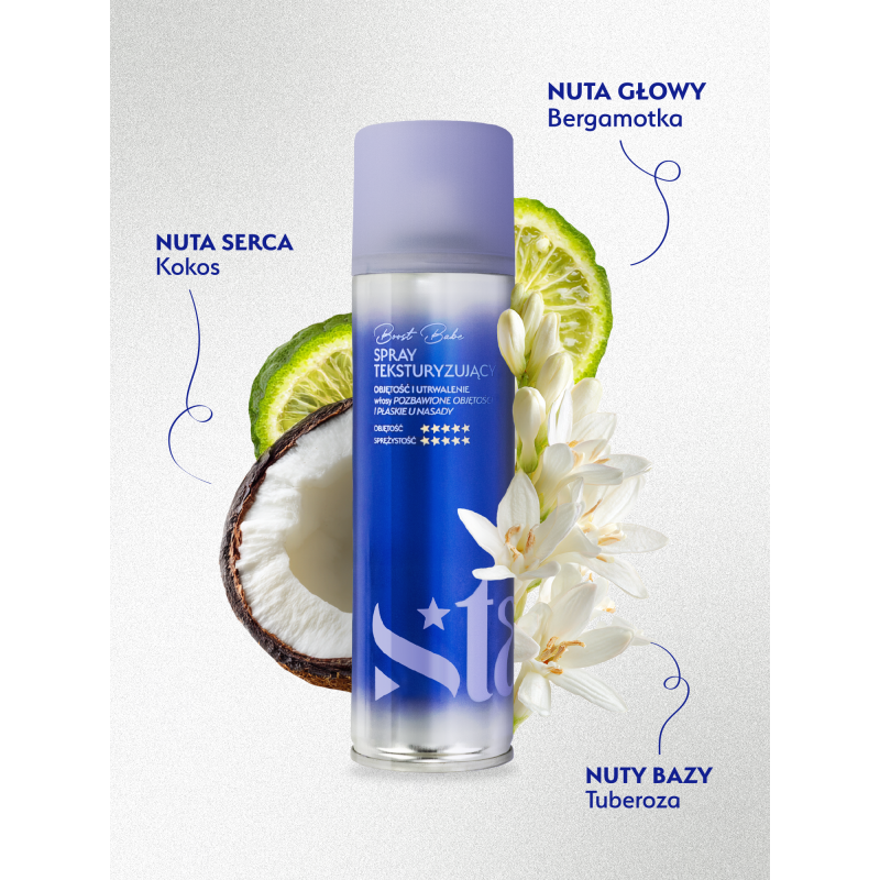 Stars spray teksturyzujący i zwiększający objętość BOOST BABE, 250ml