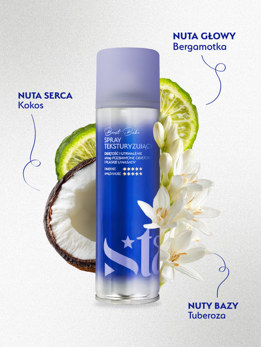 Stars spray teksturyzujący i zwiększający objętość BOOST BABE, 250ml