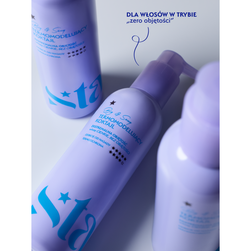 Stars termomodelujący koktajl unoszący włosy od nasady BIG&SEXY, 200ml