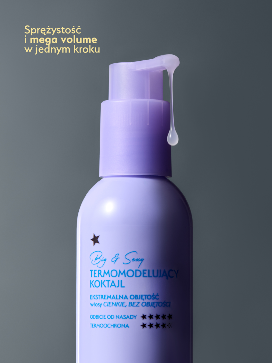 Stars termomodelujący koktajl unoszący włosy od nasady BIG&SEXY, 200ml