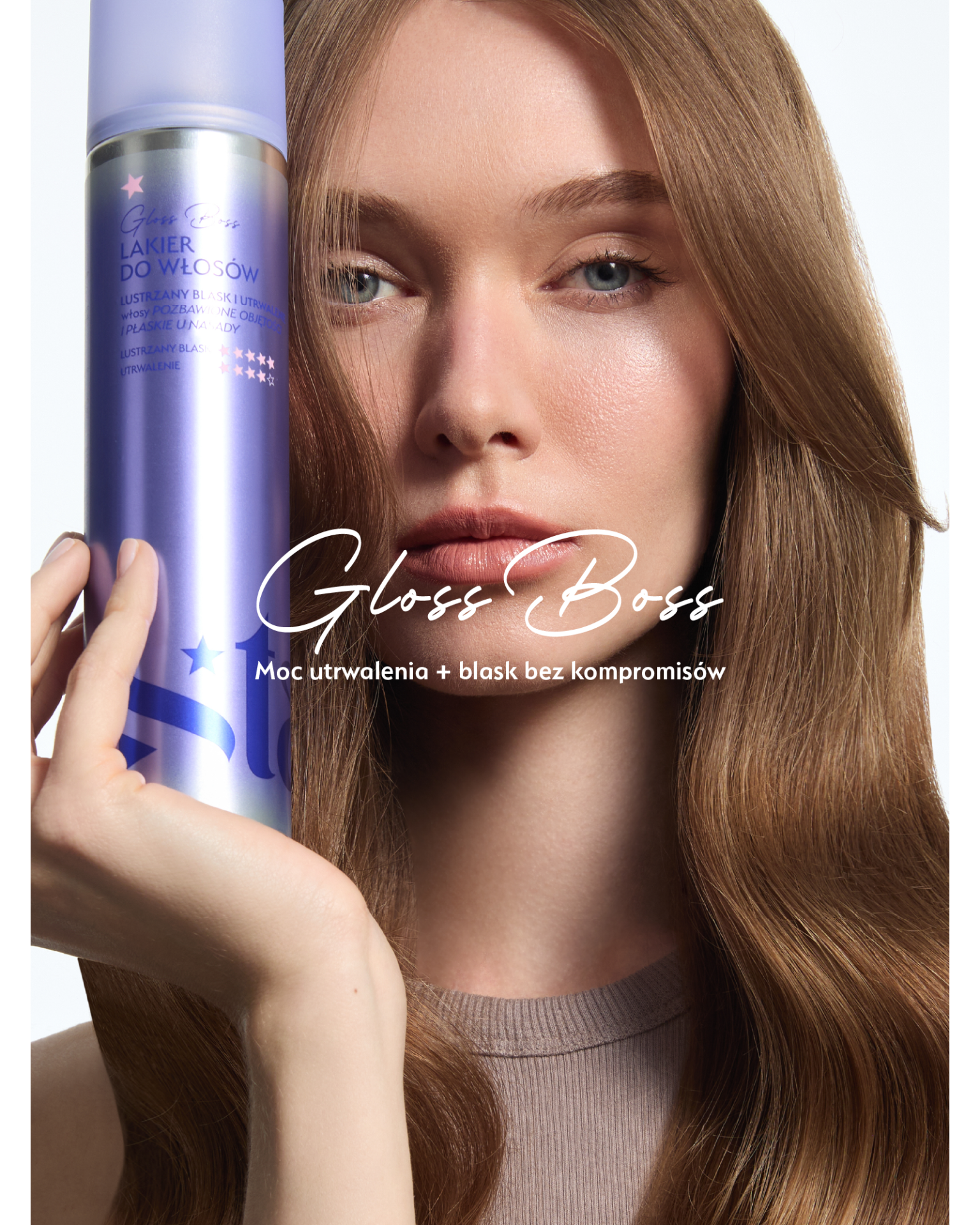Stars Lakier do włosów z efektem super glossy GLOSS BOSS 300ml