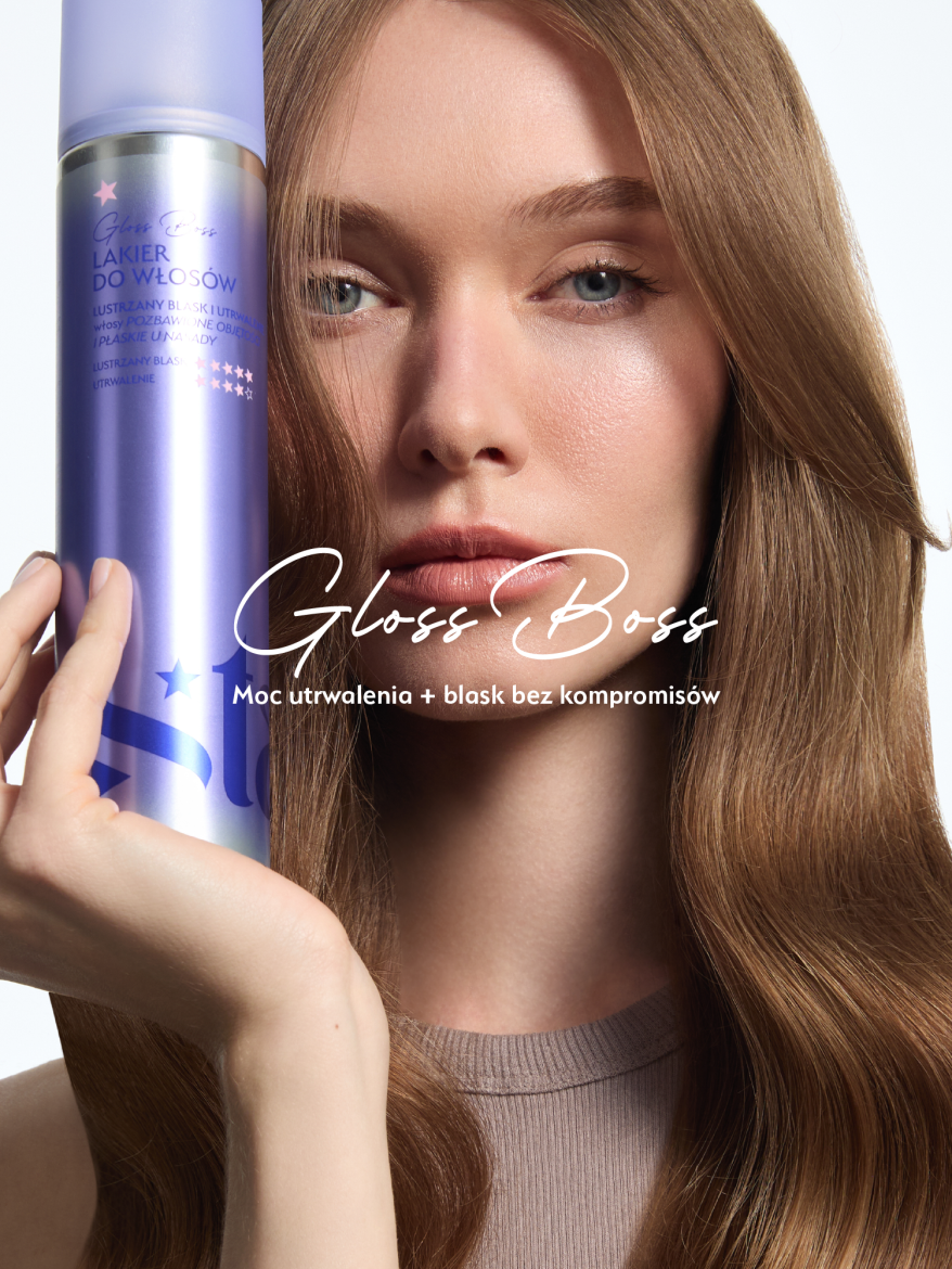 Stars Lakier do włosów z efektem super glossy GLOSS BOSS 300ml