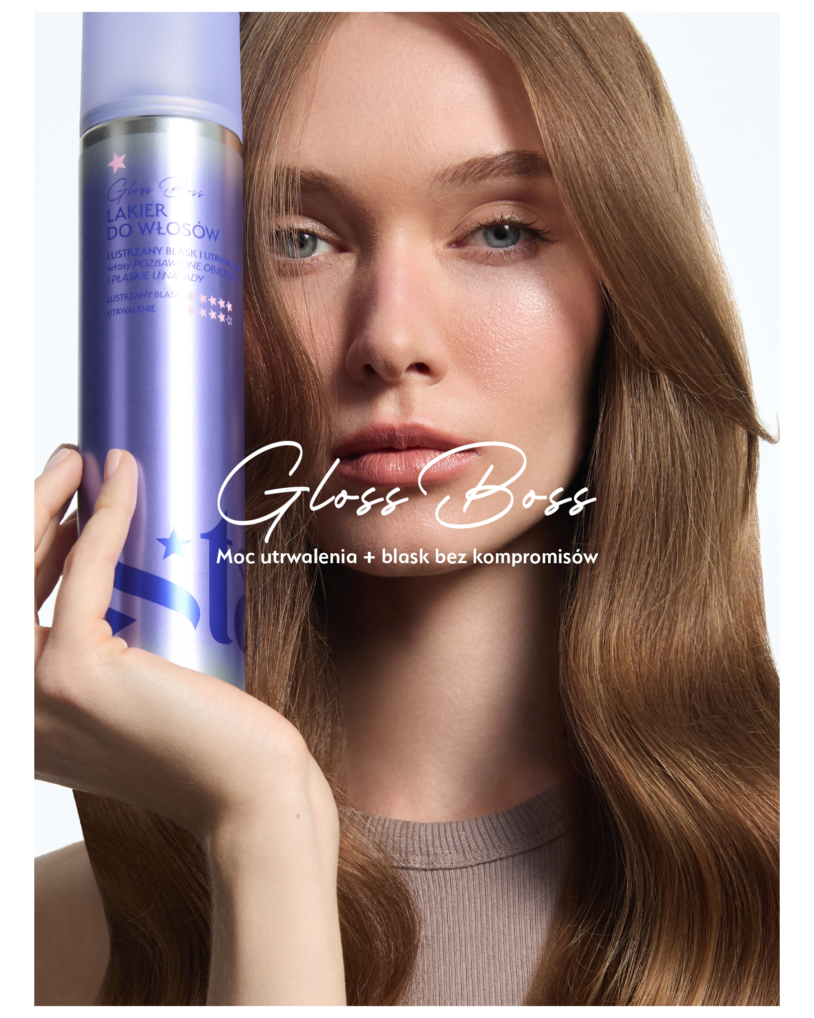 Stars Lakier do włosów z efektem super glossy GLOSS BOSS 300ml