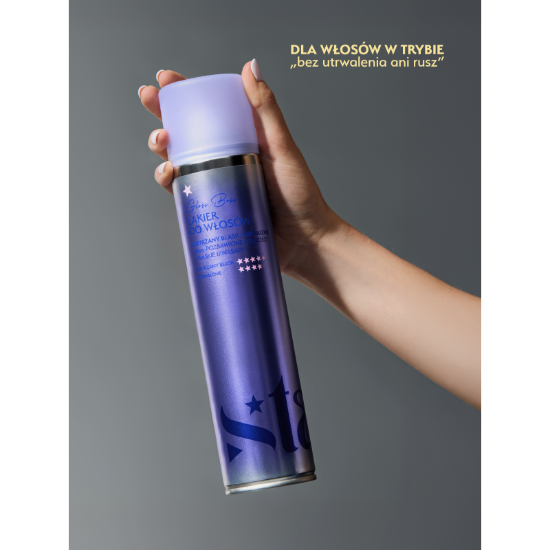 Stars Lakier do włosów z efektem super glossy GLOSS BOSS 300ml
