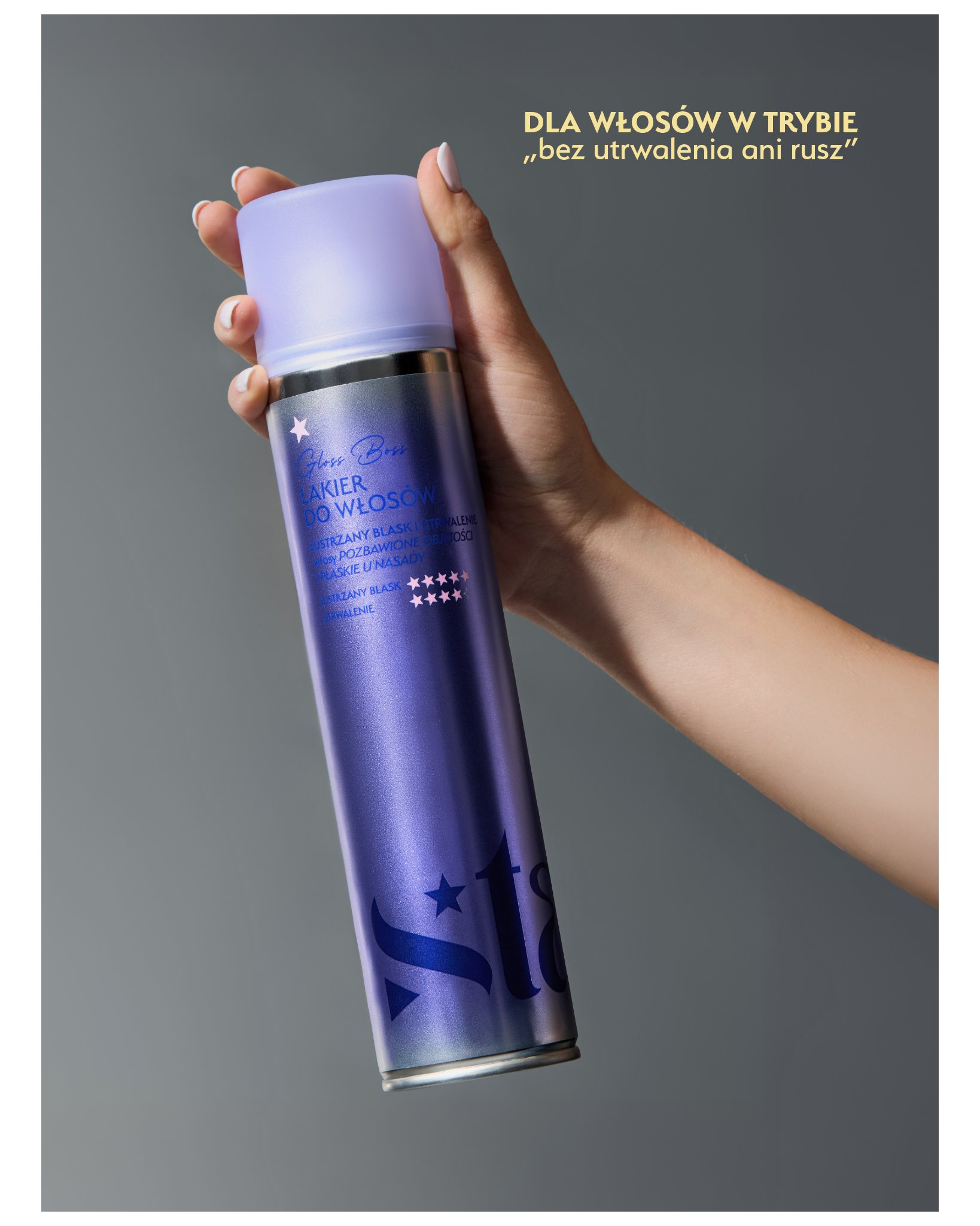 Stars Lakier do włosów z efektem super glossy GLOSS BOSS 300ml