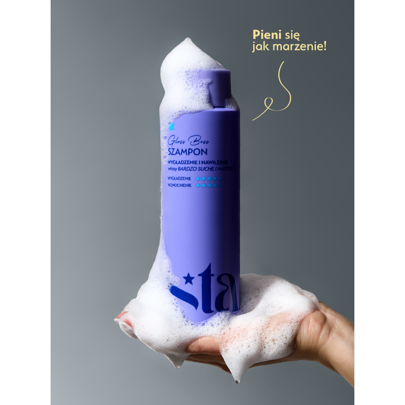 Stars Szampon nawilżająco-wygładzający GLOSS BOSS 300 ml