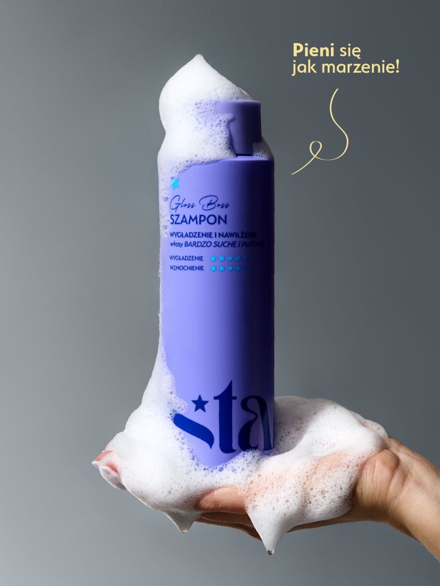 Stars Szampon nawilżająco-wygładzający GLOSS BOSS 300 ml