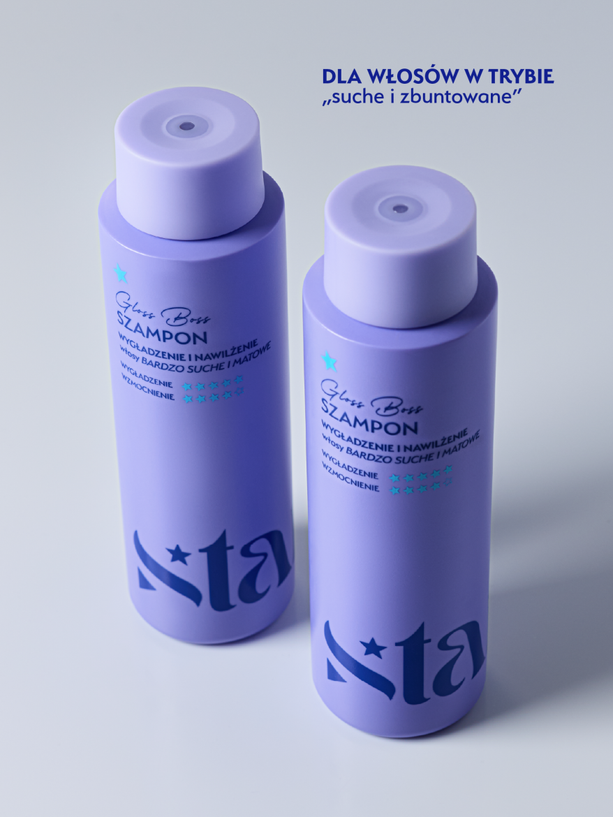 Stars Szampon nawilżająco-wygładzający GLOSS BOSS 300 ml