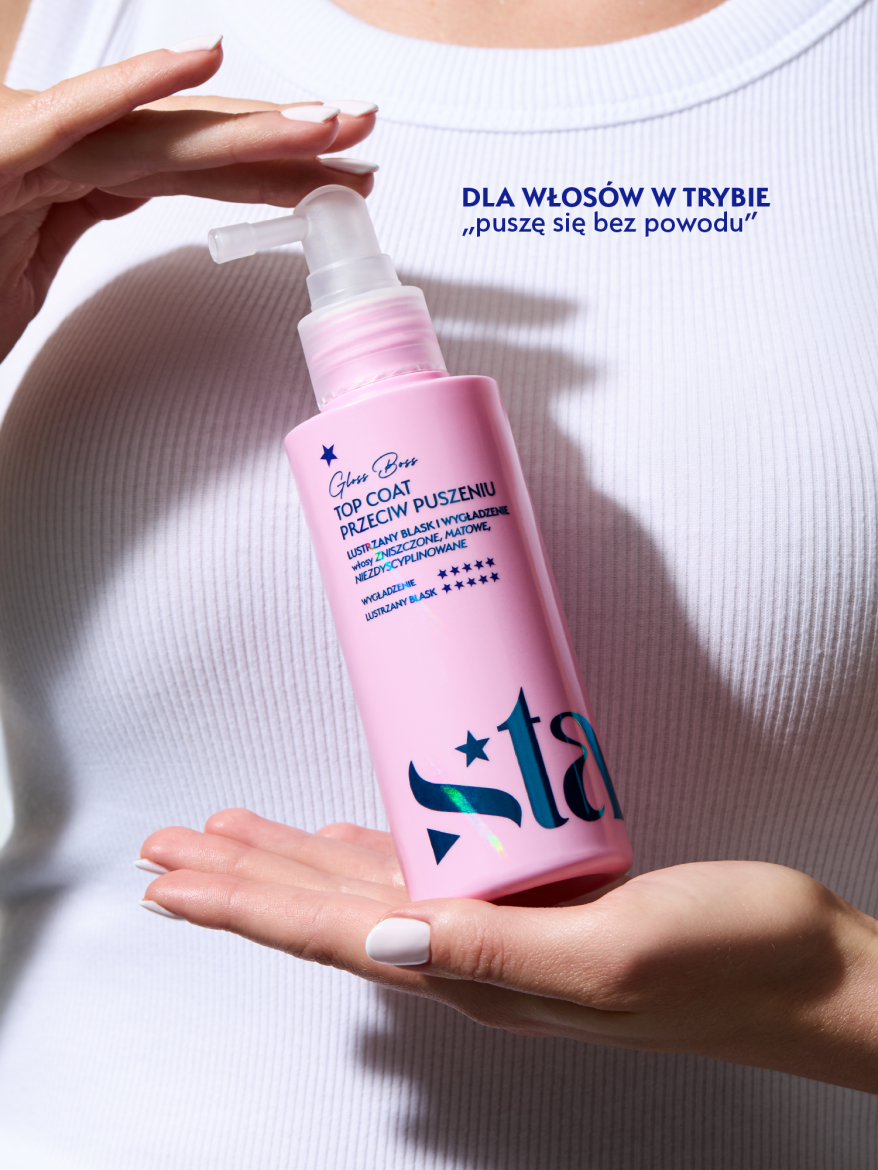 Stars Top coat przeciw puszeniu, nadający olśniewający blask GLOSS BOSS 150 ml