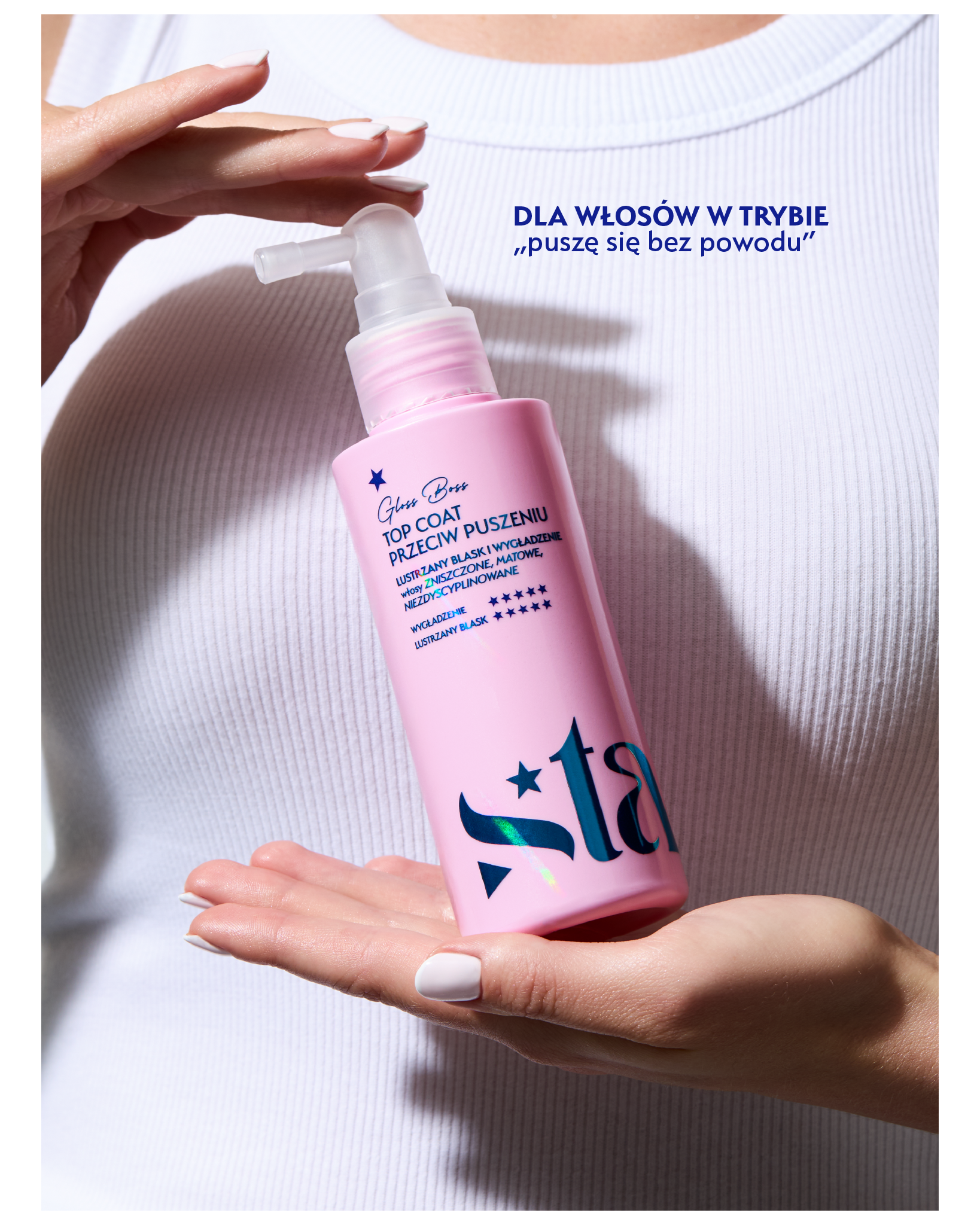 Stars Top coat przeciw puszeniu, nadający olśniewający blask GLOSS BOSS 150 ml
