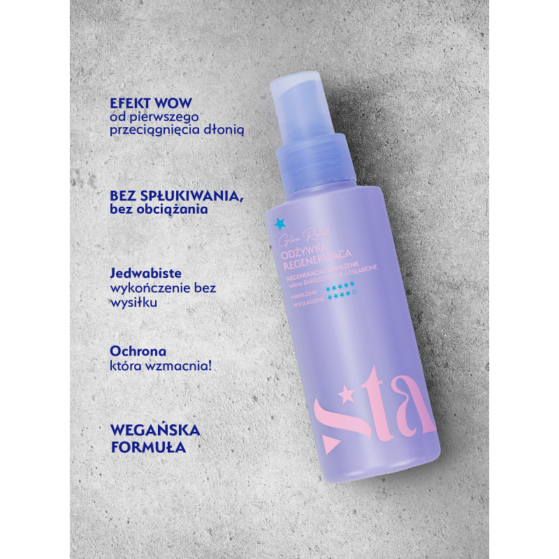 Stars Odżywka regenerująca bez spłukiwania GLOW REHAB 150ml