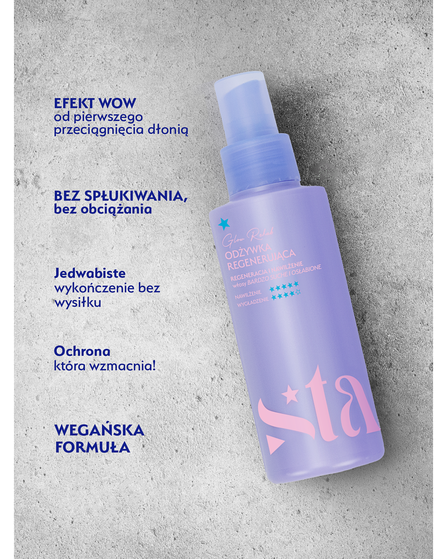 Stars Odżywka regenerująca bez spłukiwania GLOW REHAB 150ml