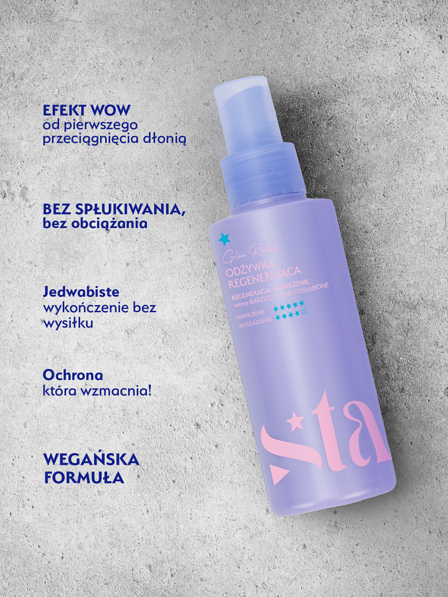 Stars Odżywka regenerująca bez spłukiwania GLOW REHAB 150ml
