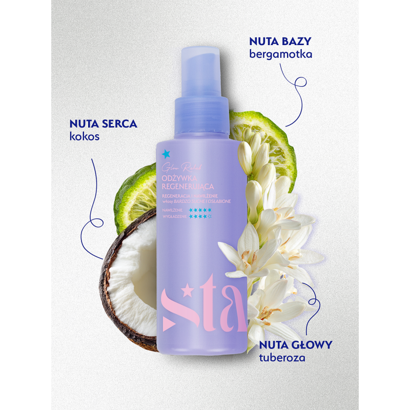 Stars Odżywka regenerująca bez spłukiwania GLOW REHAB 150ml