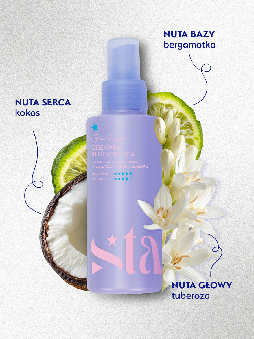Stars Odżywka regenerująca bez spłukiwania GLOW REHAB 150ml