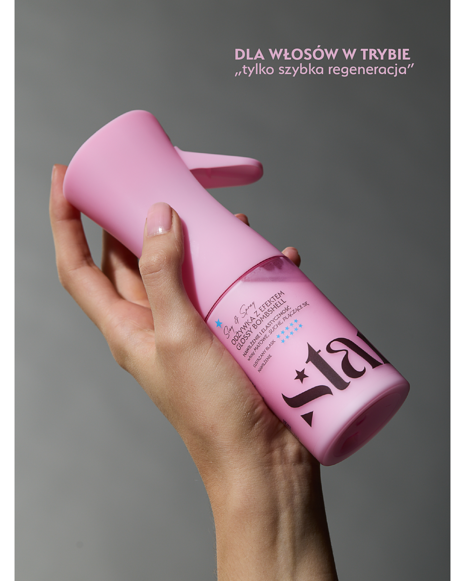 Stars Odżywka w sprayu z efektem glossy bombshell SLAY&SPRAY 150 ml