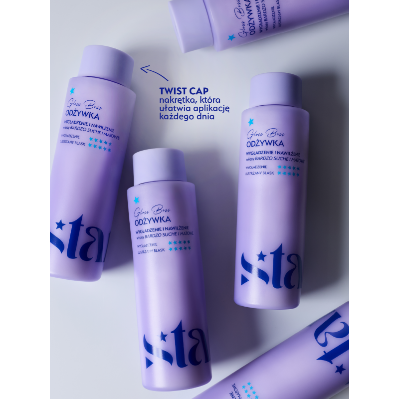 Stars  Odżywka nawilżająco-wygładzająca GLOSS BOSS 300 ml