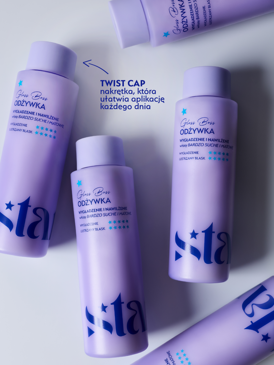 Stars  Odżywka nawilżająco-wygładzająca GLOSS BOSS 300 ml