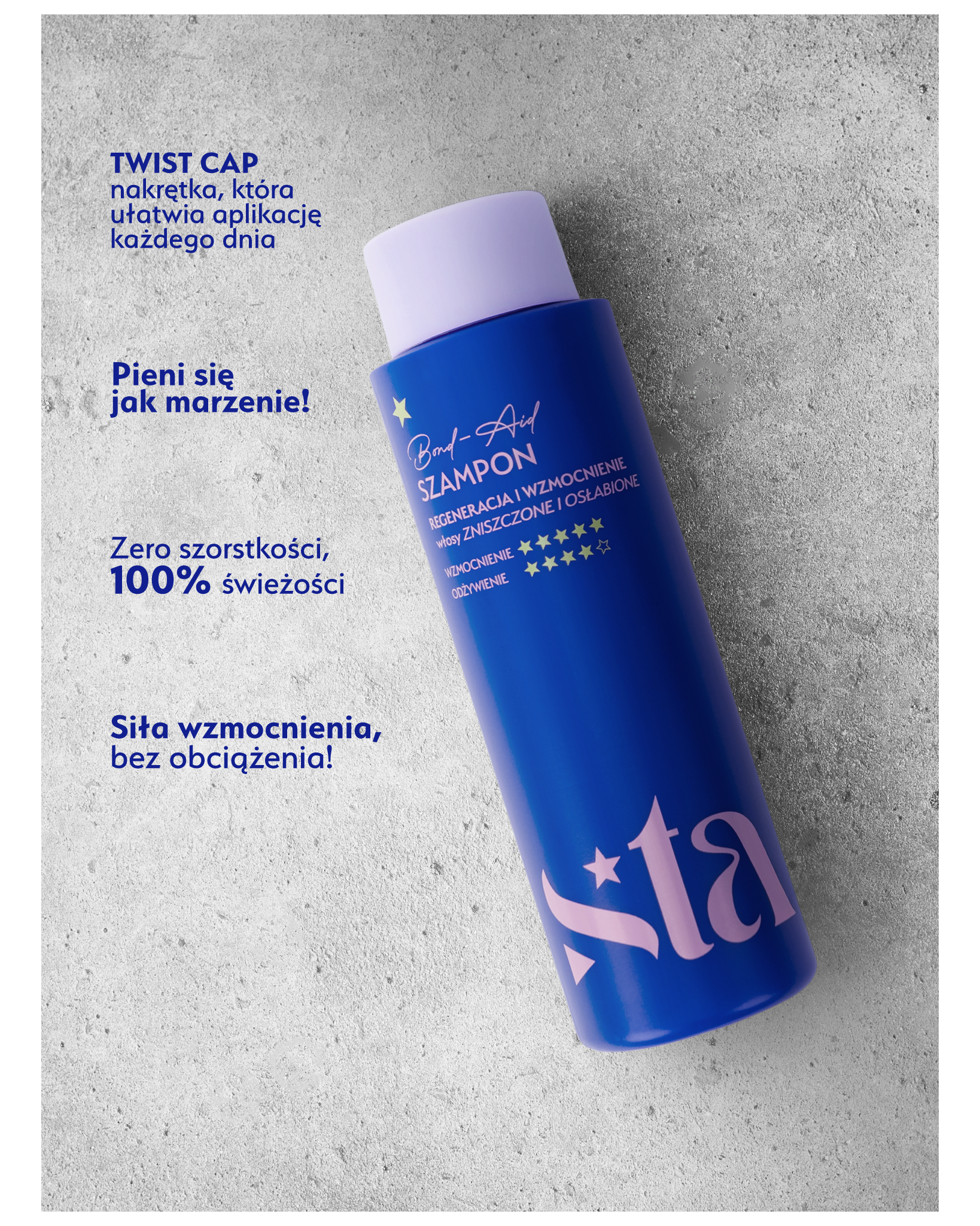 Stars Szampon regenerująco-wzmacniający BOND-AID 300 ml