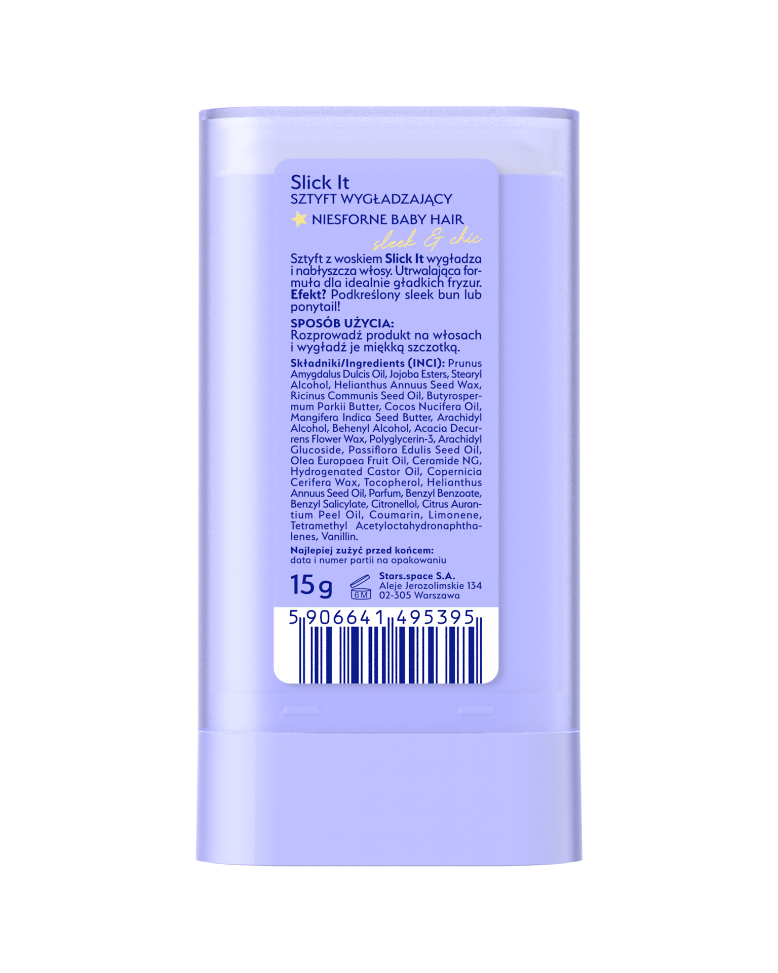 Sztyft z woskiem wygładzający SlickIt 15g