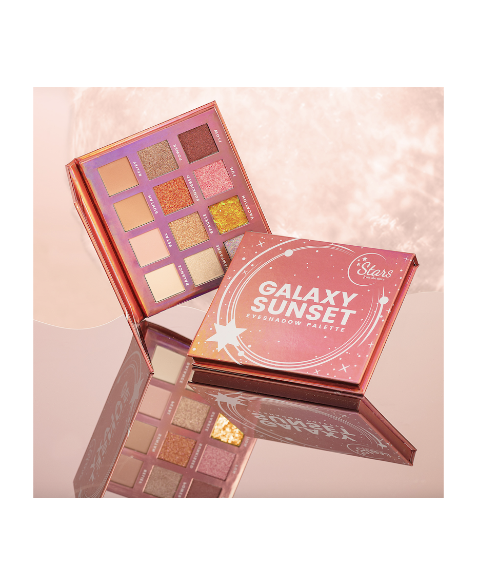 Stars from the Stars Eyeshadow Palette Paleta 12 cieni do powiek Galaxy Sunset, 14,4 g