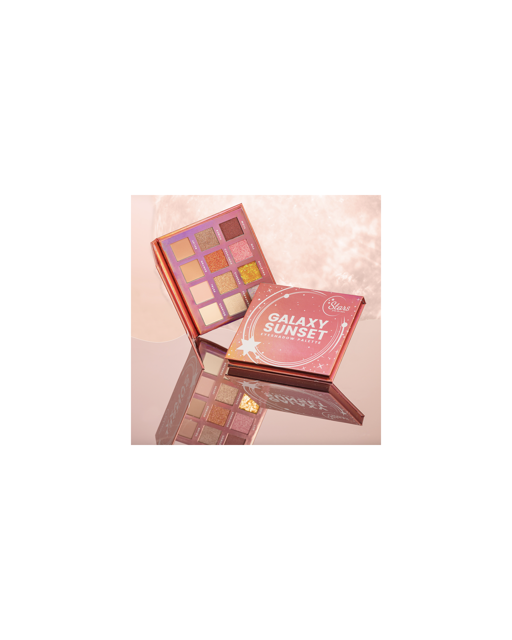 Stars from the Stars Eyeshadow Palette Paleta 12 cieni do powiek Galaxy Sunset, 14,4 g