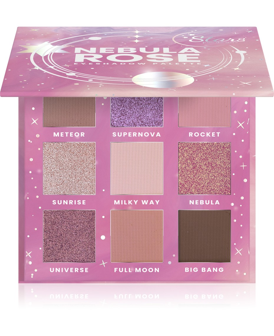 Stars from the Stars Eyeshadow Palette Paleta 9 cieni do powiek Nebula Rose, 10,8 g