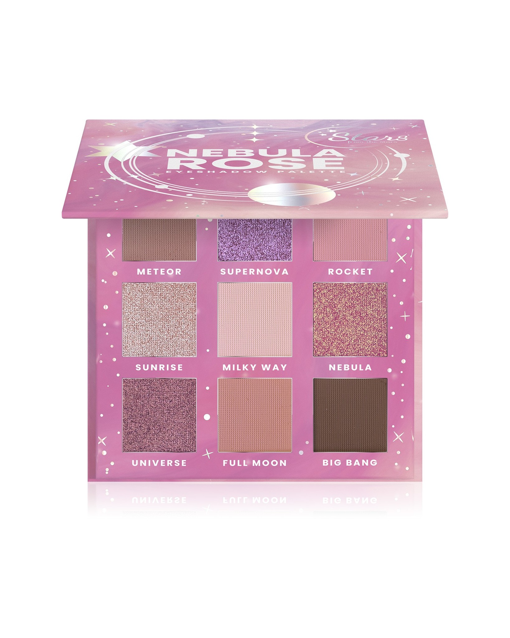 Stars from the Stars Eyeshadow Palette Paleta 9 cieni do powiek Nebula Rose, 10,8 g