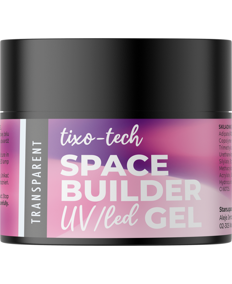 Stars from the Stars Żel budujący UV/LED do paznokci Space Builder Gel Transparent 45g