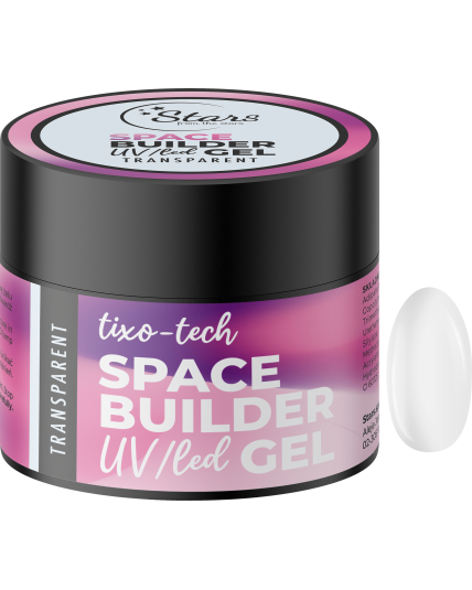 Stars from the Stars Żel budujący UV/LED do paznokci Space Builder Gel Transparent 45g