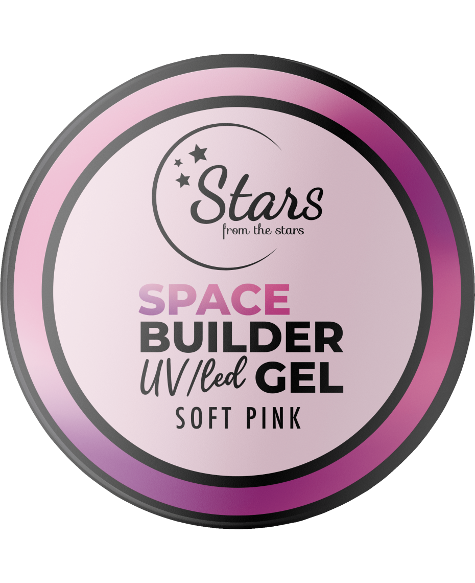 Stars from the Stars Żel budujący UV/LED do paznokci Space Builder Gel Soft Pink 12g