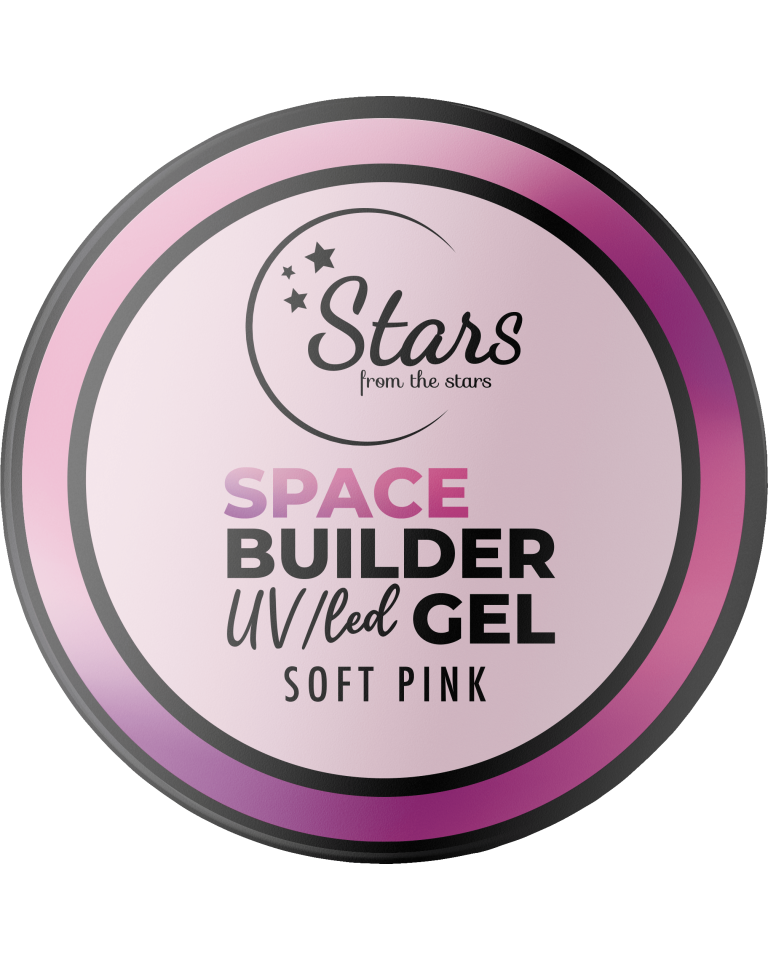 Stars from the Stars Żel budujący UV/LED do paznokci Space Builder Gel Soft Pink 12g Stars from the Stars Żel budujący UV/LED do paznokci Space Builder Gel Soft Pink 12g