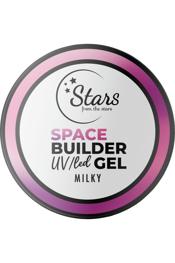 Stars from the Stars Żel budujący UV/LED do paznokci Space Builder Gel Milky 12g