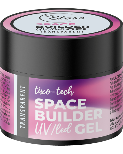 Stars from the Stars Żel budujący UV/LED do paznokci Space Builder Gel Transparent 12g
