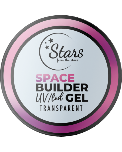 Stars from the Stars Żel budujący UV/LED do paznokci Space Builder Gel Transparent 12g